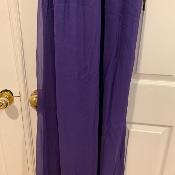 Jill Jill Stuart Women's Strappy Silk Chiffon Gown - Picture 8 of 9